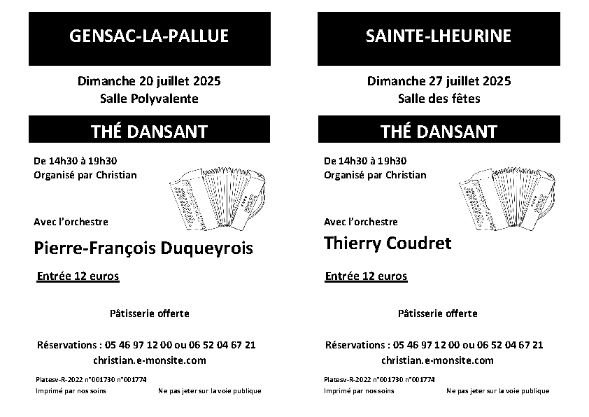 Genzac la pallue st lheurine juillet 2025