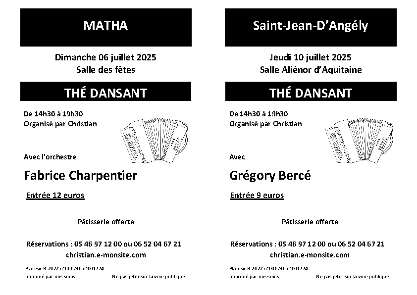 Matha saint jean d angely juillet 25